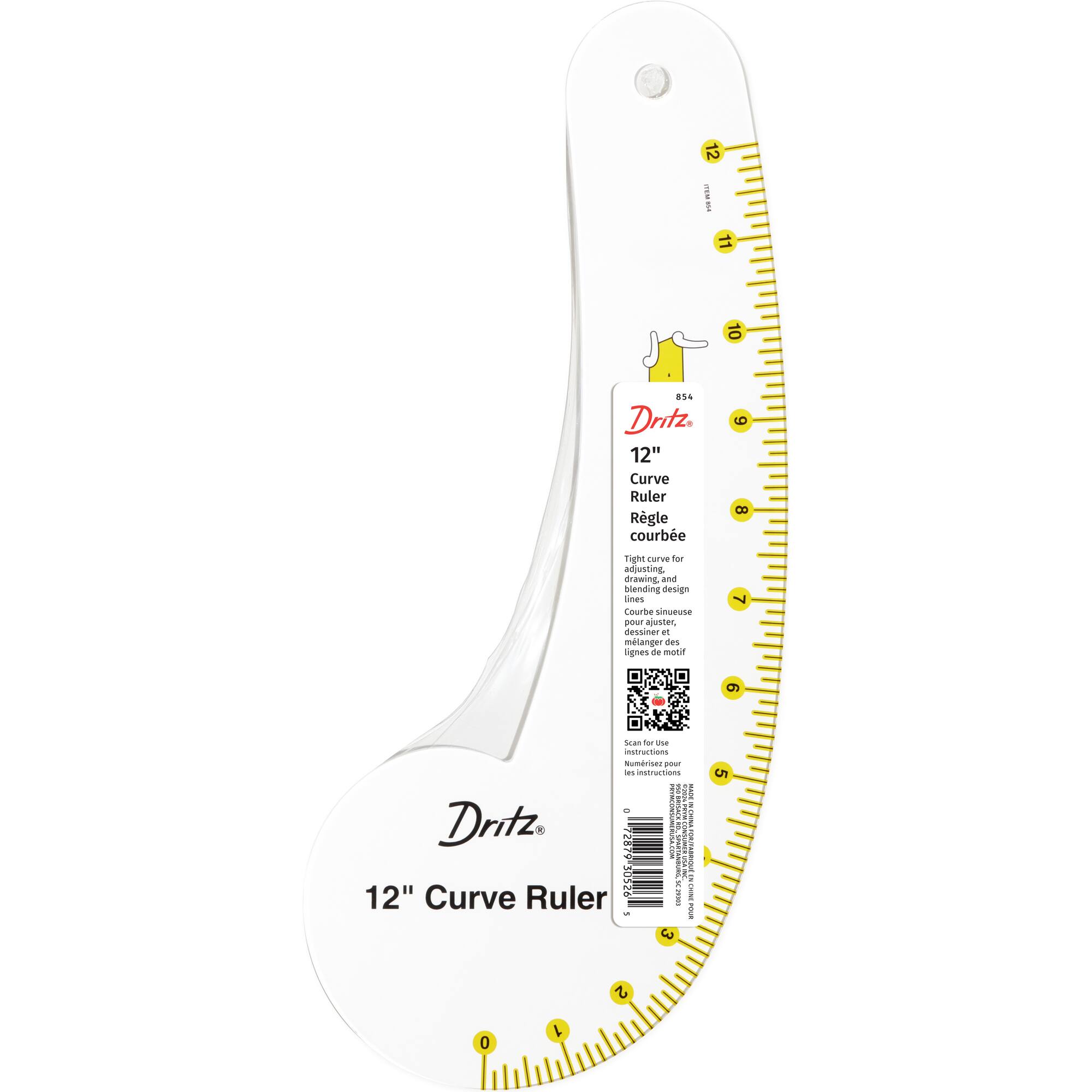 Dritz® 12" Styling Design Curve Ruler